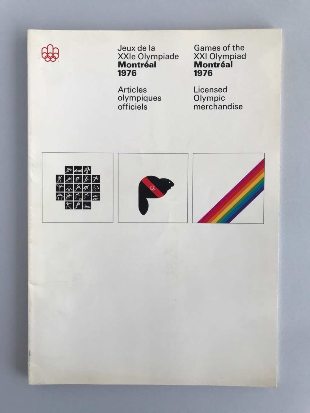 Licensed Olympic merchandise book