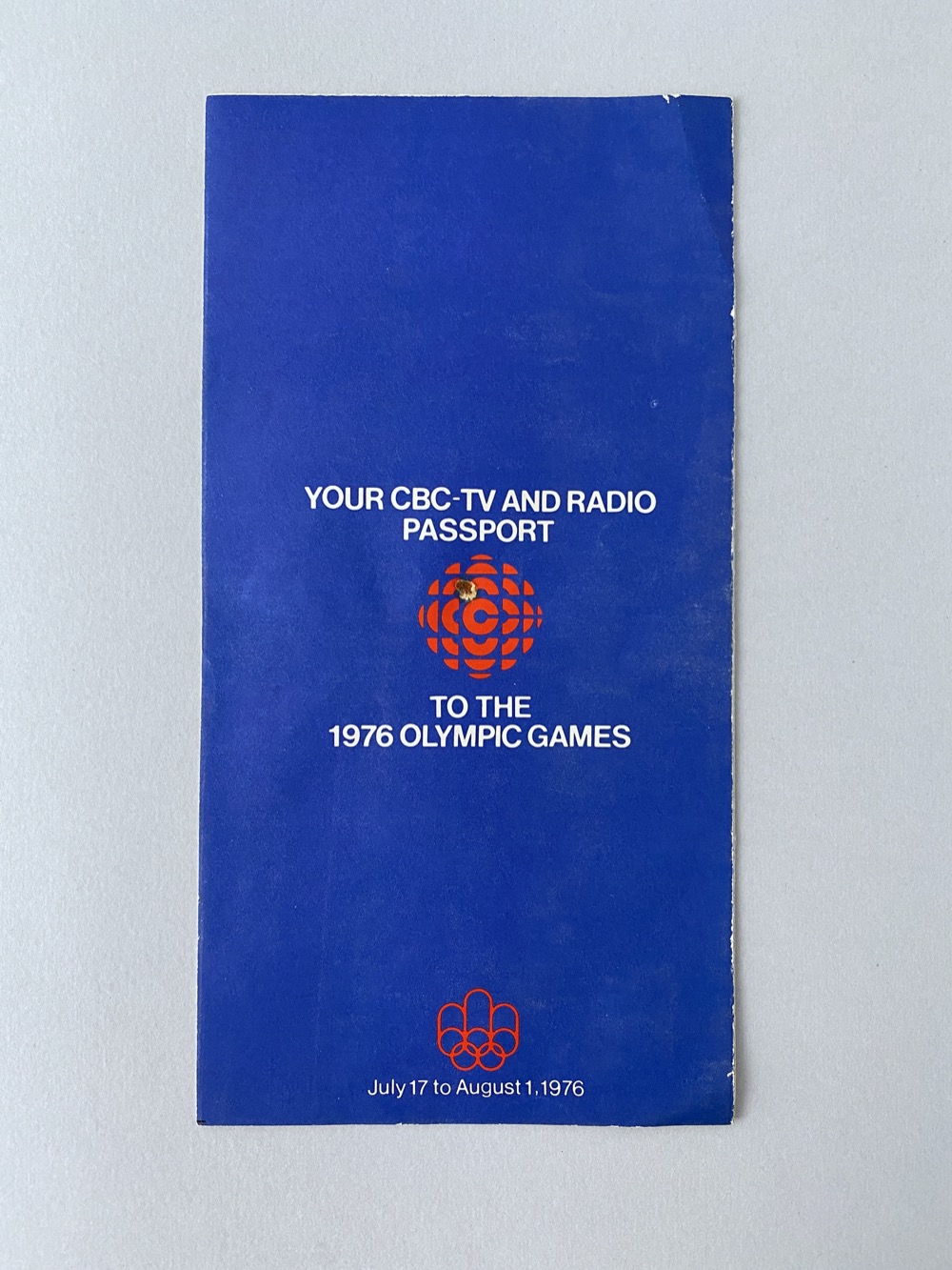 CBC TV and Radio Passport to the 1976 Olympic Games